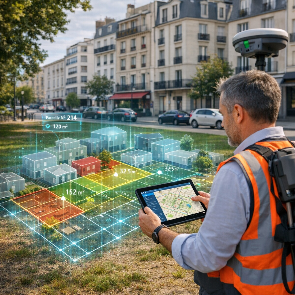 Illustration pour : L’Ordre des géomètres-experts et la DGFiP lancent e-DA, une plateforme pour digitaliser la gestion foncière