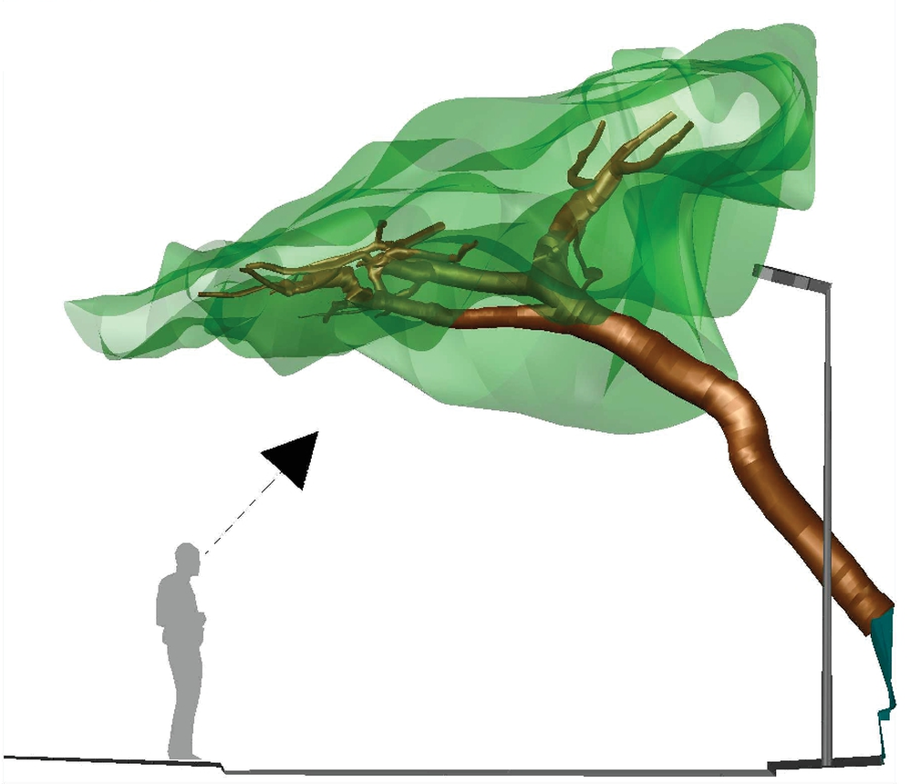 Vue de la galerie pour le projet Modélisation d'un arbre rue Gustave Lemaire à Dunkerque